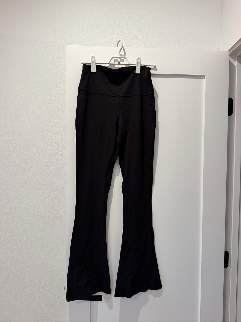 Black Lulu Lemon Wide Leg Active Pants